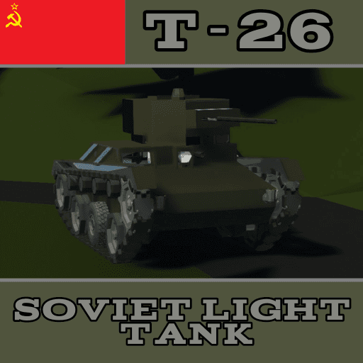 T-26 1933 Soviet Light Tank — Stormworks: Build and Rescue Steam Workshop preview image