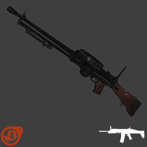 Lewis Gun (Desert Rifle) — Left 4 Dead 2 Steam Workshop preview image