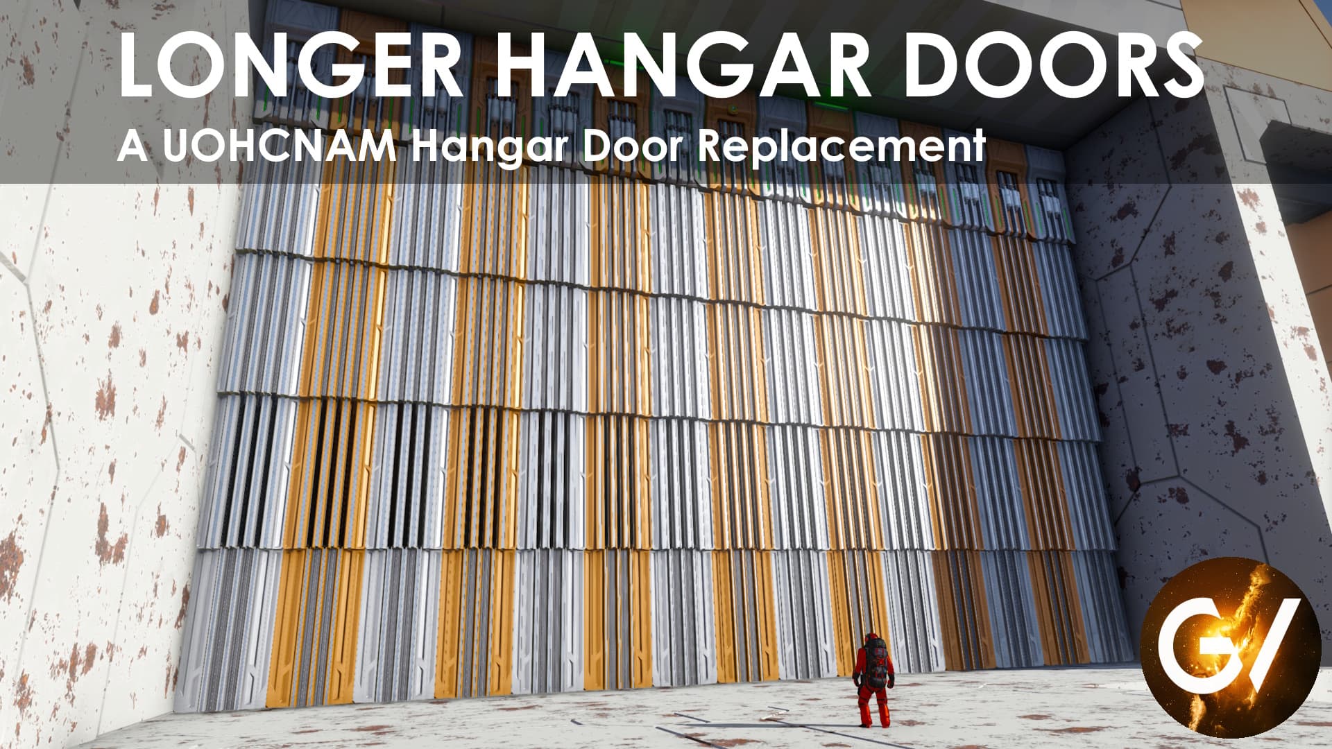 Longer Hangar Doors — Space Engineers Workshop preview