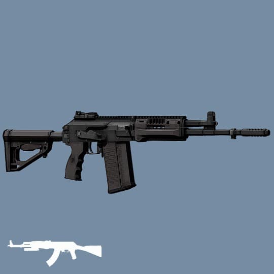 Low Poly AK-308 (AK)
 — Left 4 Dead 2 Steam Workshop preview image