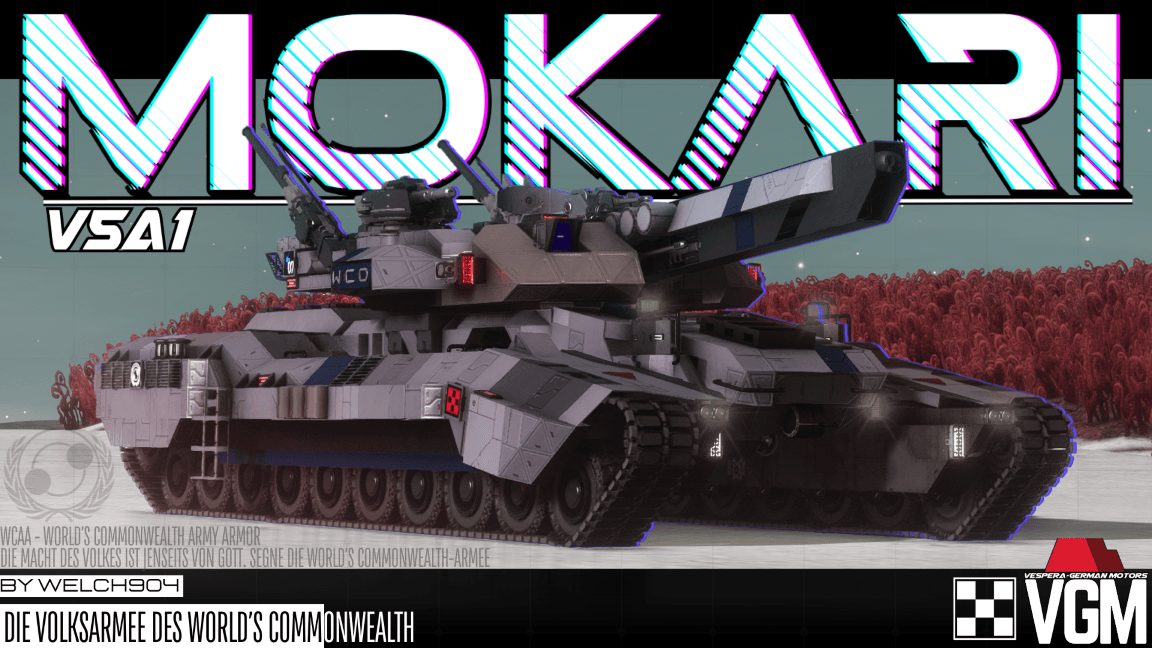 [WCO] V5A1 Mokari Main Battle Tank — Space Engineers Steam Workshop preview image