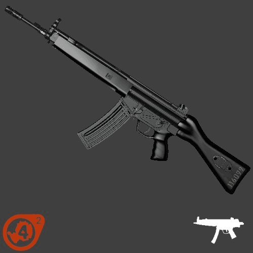 H&K-33 A2 (MP5) — Left 4 Dead 2 Steam Workshop preview image
