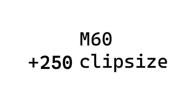 M60 +250 cilpsize — Left 4 Dead 2 Steam Workshop preview image