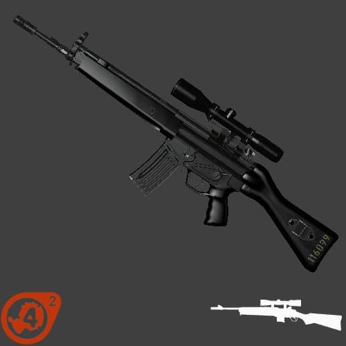 H&K-33 SG/1 (Hunting Rifle) — Left 4 Dead 2 Steam Workshop preview image