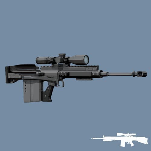 Low Poly GM-6 Lynx (Military Sniper)
 — Left 4 Dead 2 Steam Workshop preview image