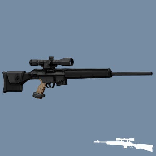 Low Poly H&K PSG-1 (Hunting Rifle)
 — Left 4 Dead 2 Steam Workshop preview image