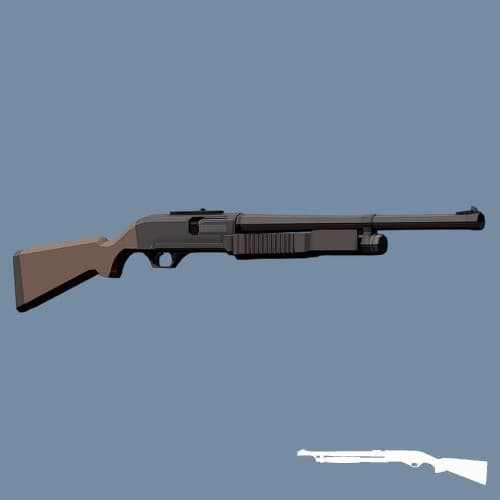 Low Poly KS-23 (Pump Shotgun)
 — Left 4 Dead 2 Steam Workshop preview image