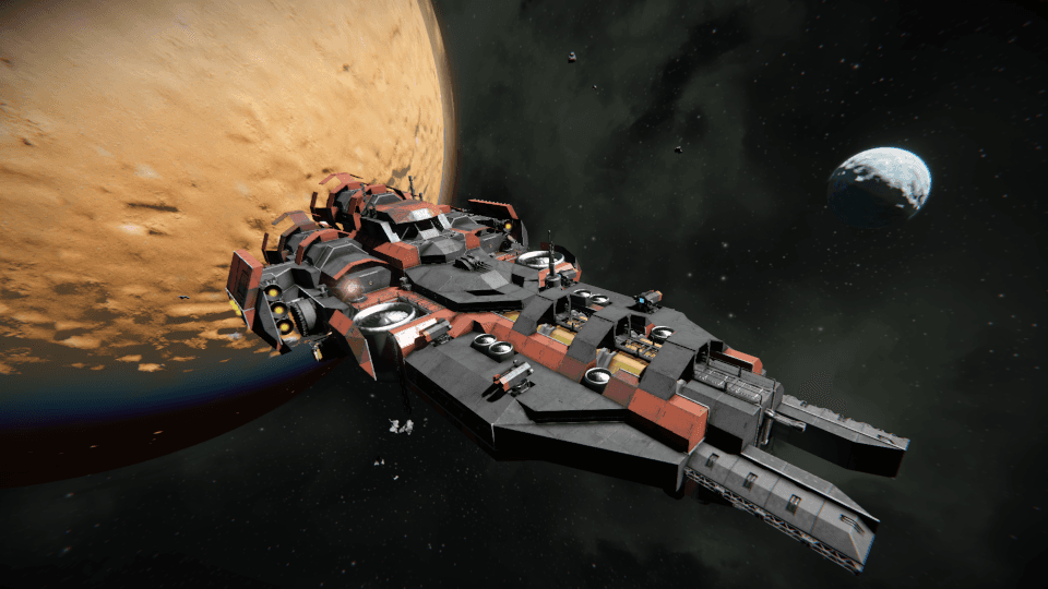 Stonefist (Armed Hauler) — Space Engineers Workshop preview