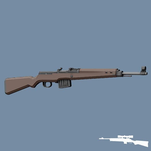 Low Poly G-43 (Hunting Rifle)
 — Left 4 Dead 2 Steam Workshop preview image