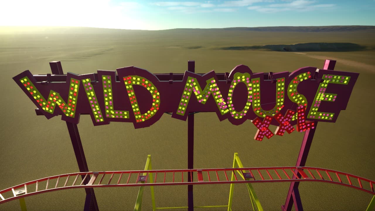 CRAZY WILD MOUSE RIDE — Planet Coaster Workshop preview