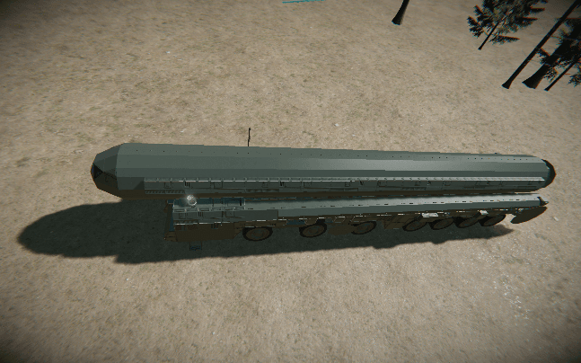 Maz-7917 ICBM TEL — Space Engineers Steam Workshop preview image