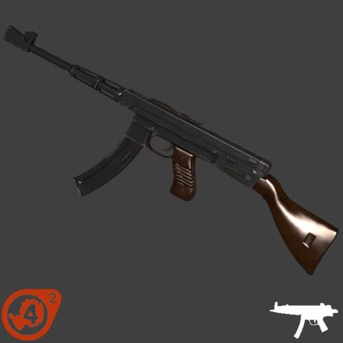 PPSH-2 (MP5) — Left 4 Dead 2 Steam Workshop preview image
