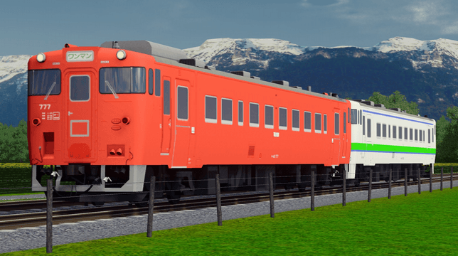JR Hokkaido Kiha 40-700 + 1700 (2 Cars) — Cities: Skylines Steam Workshop preview image