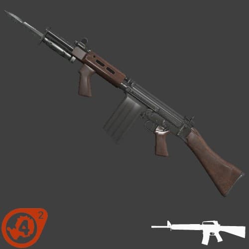 L1A1 SASR "Aussie B*tch" (M16)
 — Left 4 Dead 2 Steam Workshop preview image