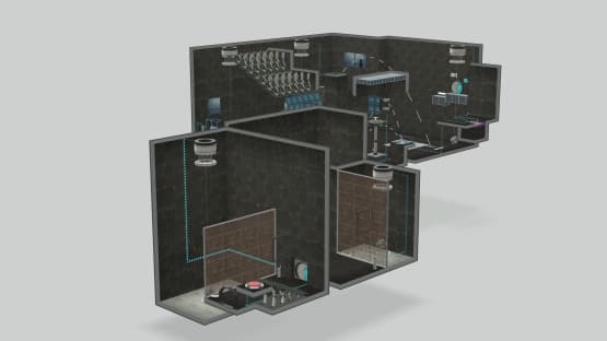 Cube Fling — Portal 2 Steam Workshop preview image