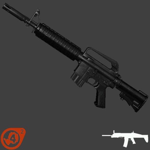 XM-177 E1 (Desert Rifle/SCAR) — Left 4 Dead 2 Steam Workshop preview image