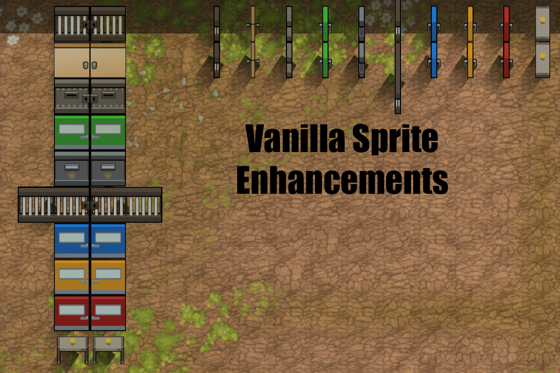 Vanilla Sprite Enhancements — Prison Architect Workshop preview