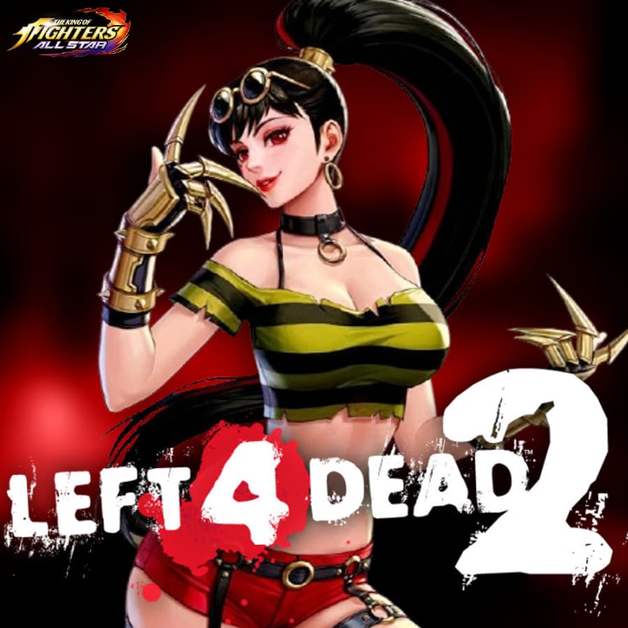 Lady Choi (KOF:AS) Replace Rochelle (COMM)
 — Left 4 Dead 2 Steam Workshop preview image