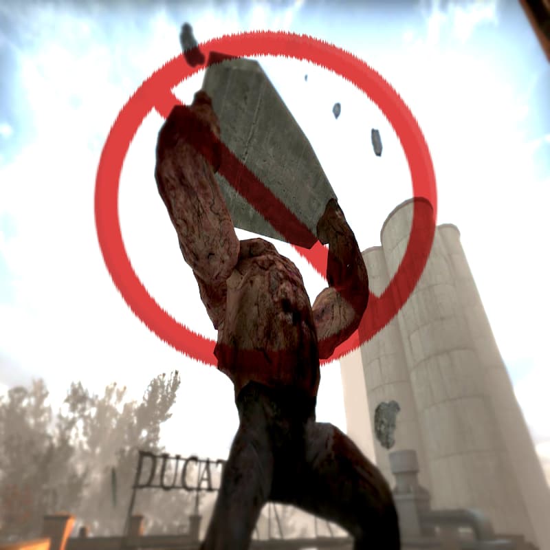Tank won't throw — Left 4 Dead 2 Steam Workshop preview image