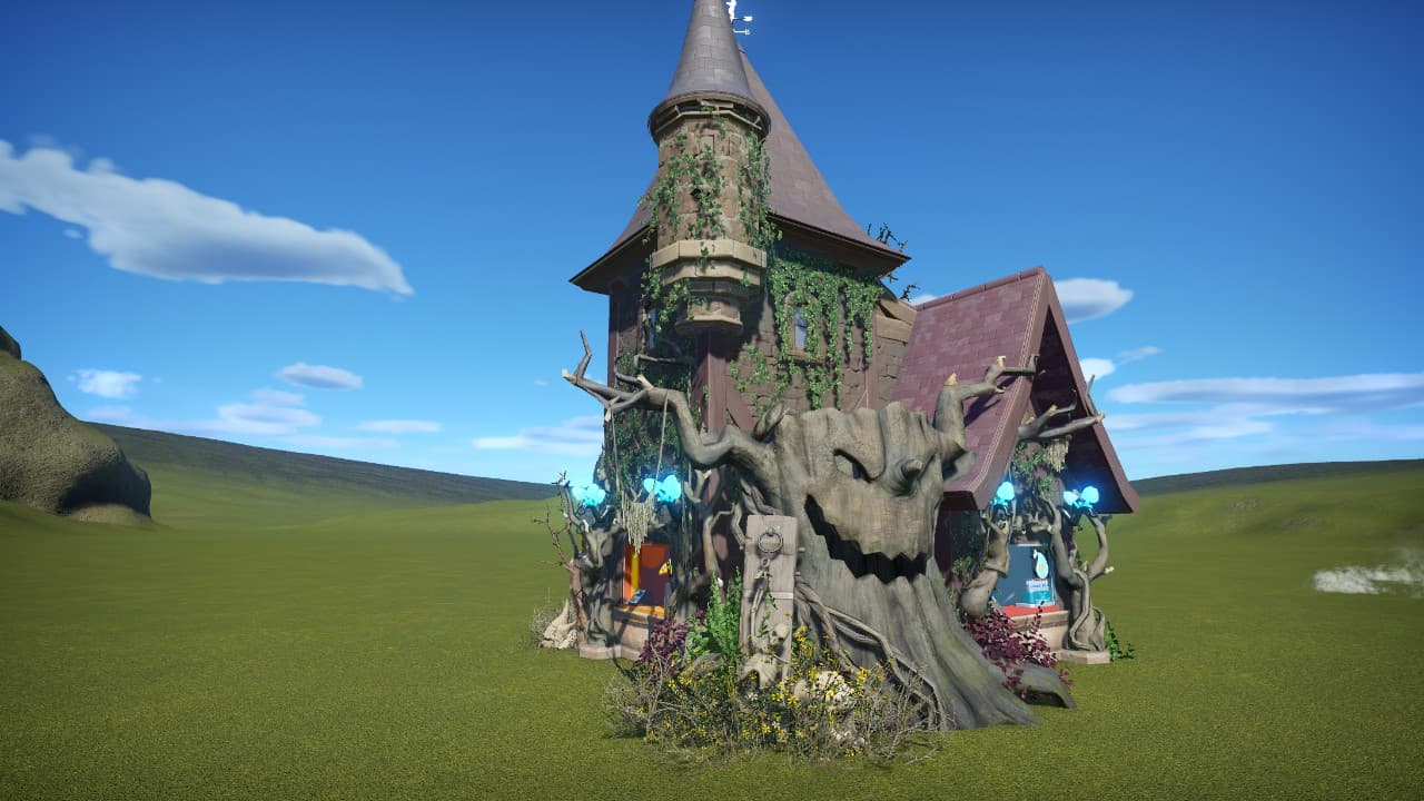 Spooky Shop Skin 'Tree House' — Planet Coaster Workshop preview