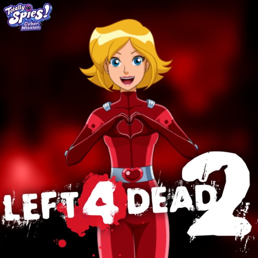 Clover (Totally Spies!) Replace Nick (COMM) — Left 4 Dead 2 Steam Workshop preview image