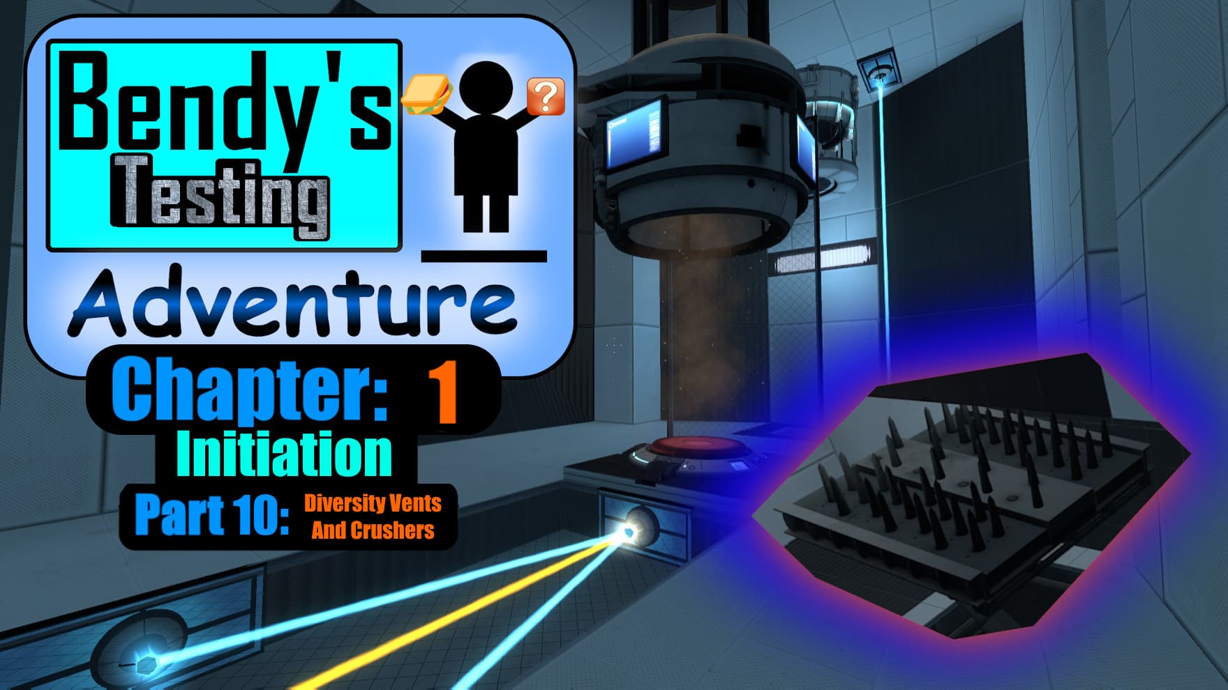 Bendy's Testing Adventure Chapter 1 Part 10 — Portal 2 Steam Workshop preview image