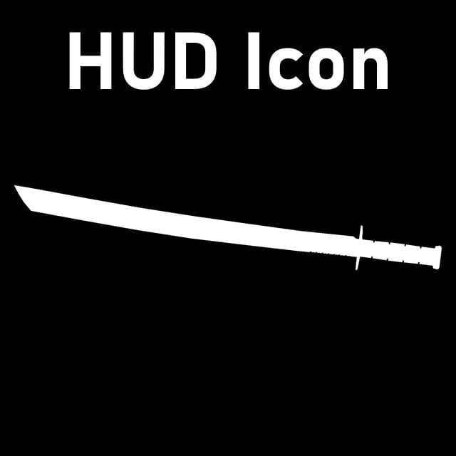 Madness Combat - Dragon Sword HUD Icon (Katana)
 — Left 4 Dead 2 Steam Workshop preview image