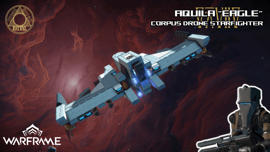 [Warframe] Corpus Aquila-Class Drone Starfighter (Vanilla) — Space Engineers Workshop preview
