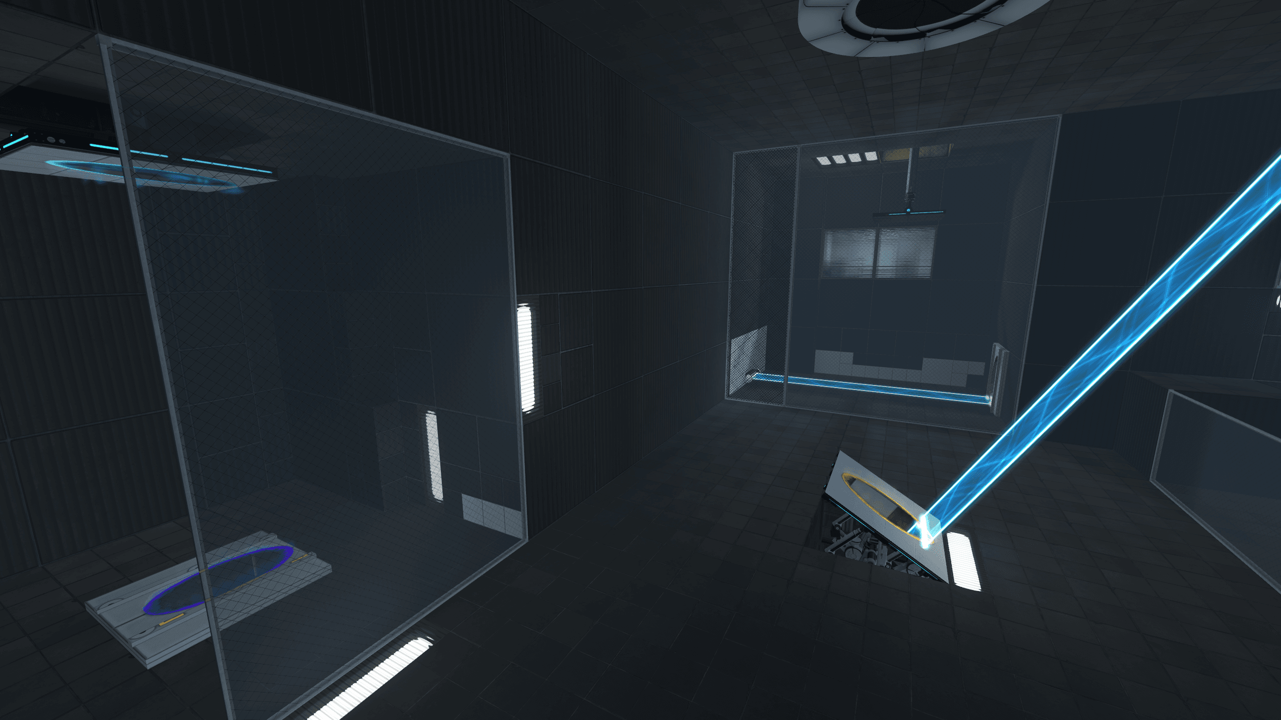(Co-op) Mono testing 1: (fling light) — Portal 2 Workshop preview