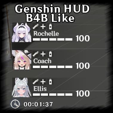 GenshinHUD (B4B Like) — Left 4 Dead 2 Steam Workshop preview image