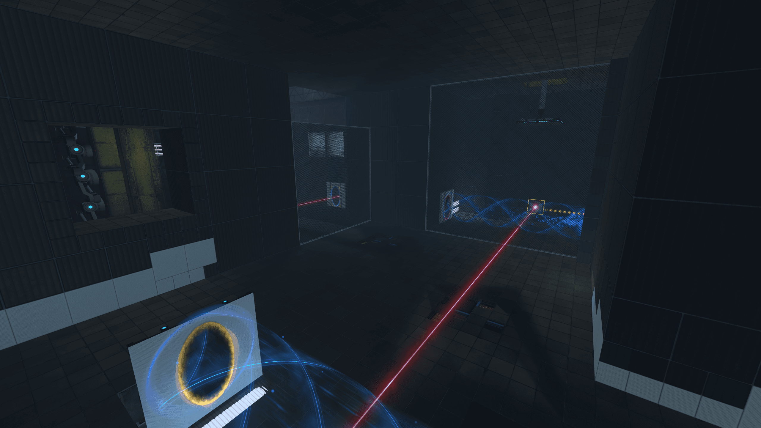 (Co-op) Mono testing 2: (laser beam) — Portal 2 Workshop preview