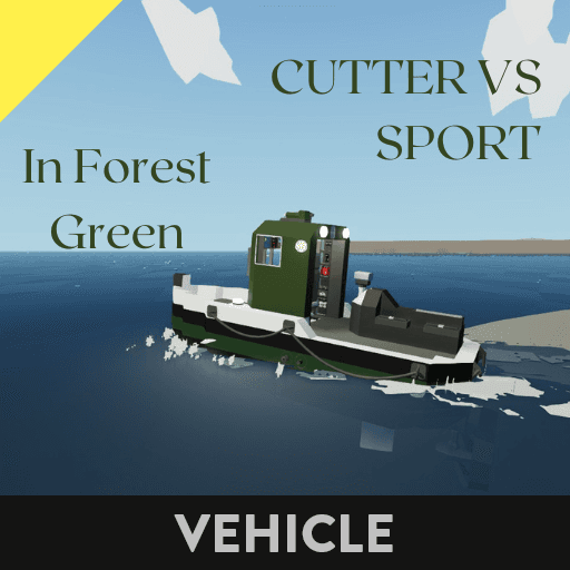 Cutter VS SPORT (FOREST GREEN) — Stormworks: Build and Rescue Steam Workshop preview image
