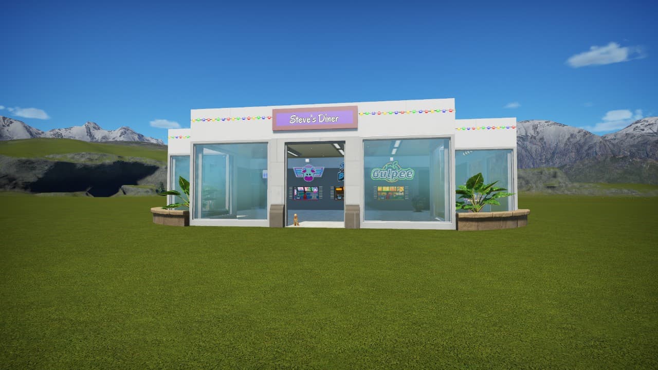 Steve's Diner — Planet Coaster Workshop preview