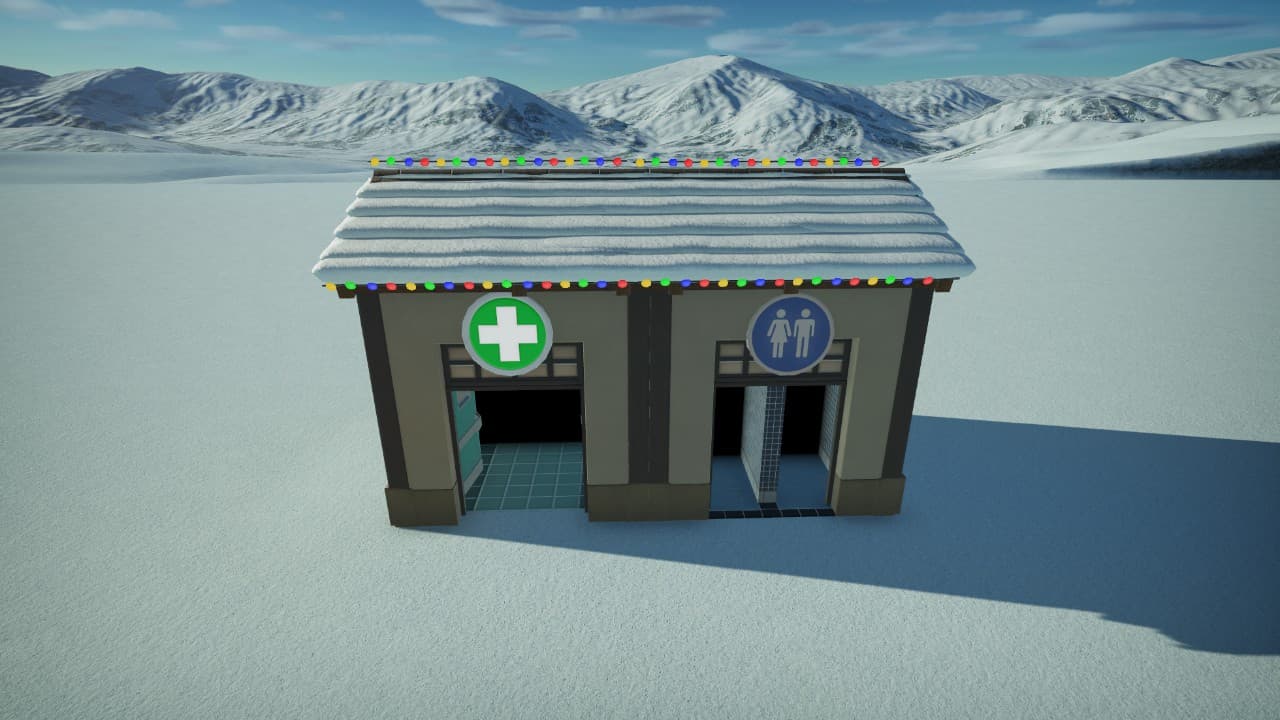 First Aid and Toilet — Planet Coaster Workshop preview