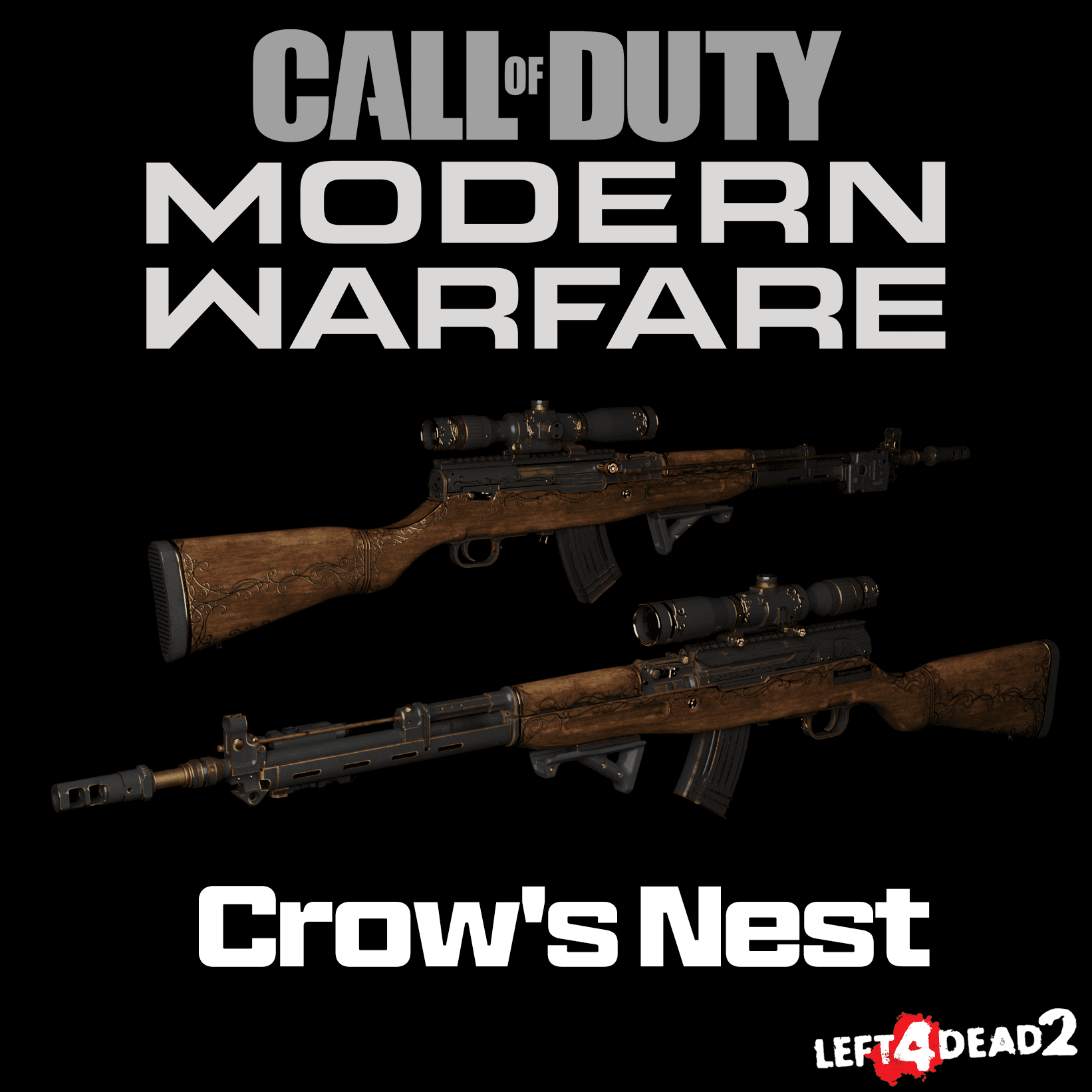 COD:MW19 SKS Crow's Nest — Left 4 Dead 2 Steam Workshop preview image