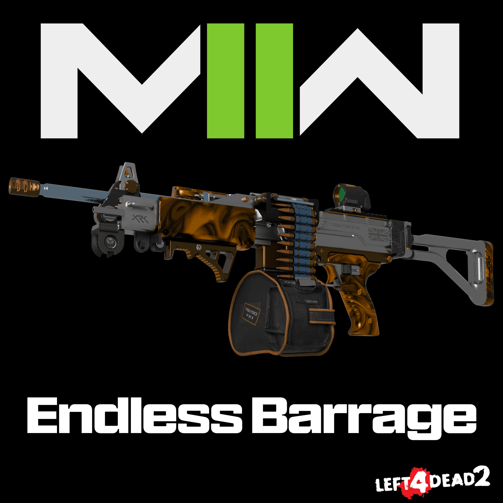 COD:MW22 SakinMG38 Endless Barrage — Left 4 Dead 2 Steam Workshop preview image