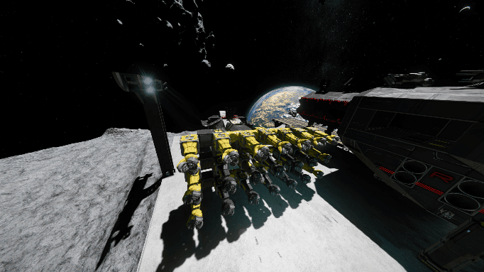Mega Ast Miner 2300 — Space Engineers Workshop preview