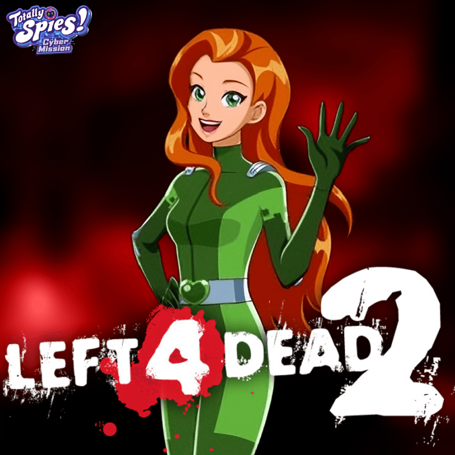 Sam (Totally Spies!) Replace Coach (COMM) — Left 4 Dead 2 Steam Workshop preview image