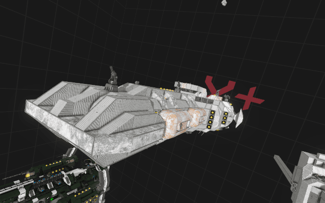 mike class heavy cruiser — Space Engineers Workshop preview