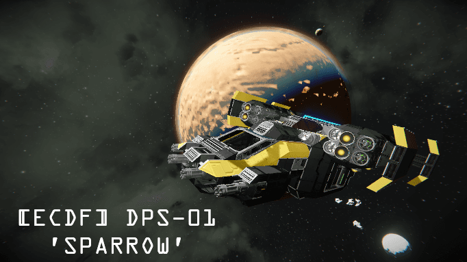 [ECDF] DPS-01 'Sparrow' — Space Engineers Steam Workshop preview image
