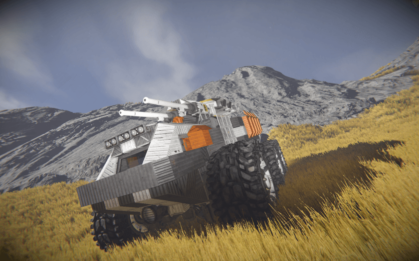 Duster APC rover — Space Engineers Workshop preview
