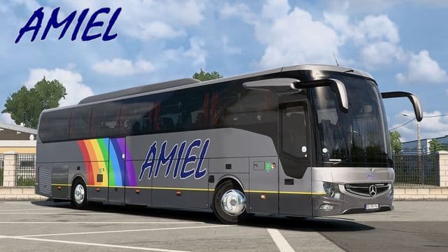 AMIEL paintjob for Mercedes Tourismo — Euro Truck Simulator 2 Workshop preview