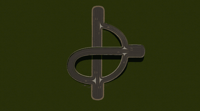 Half Clover T intersection 2x2 — Cities: Skylines Steam Workshop preview image
