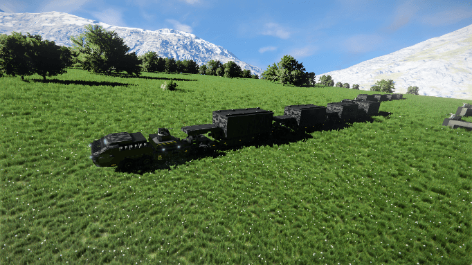 ASEC 'Bulwark' HSV-225_Road_Train — Space Engineers Workshop preview