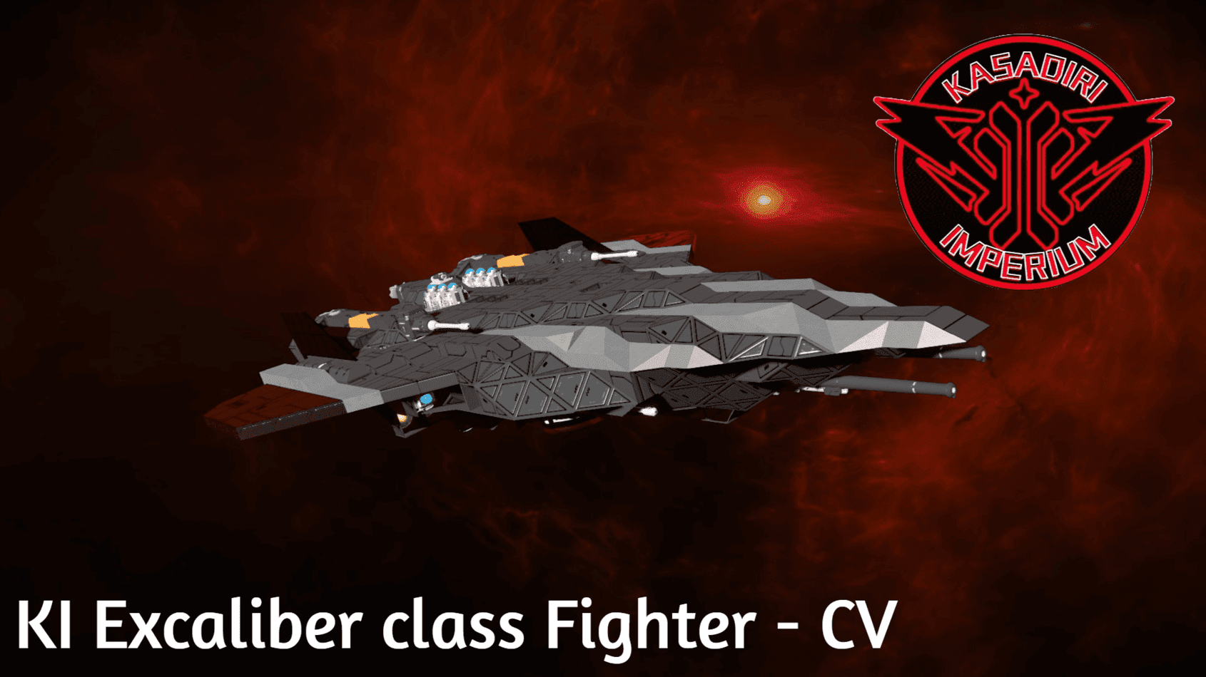 KI Excaliber class Fighter-CV — Space Engineers Workshop preview
