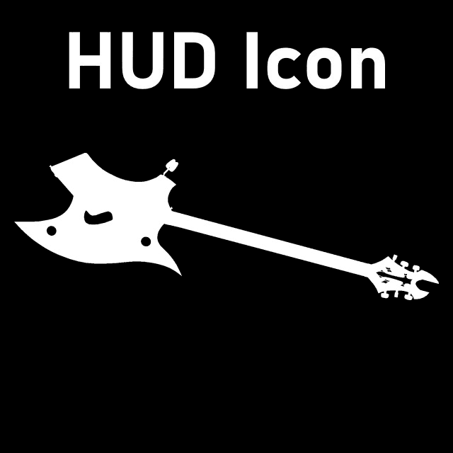 Dead Island 2 - Heavy Metal HUD Icon (Electric Guitar) — Left 4 Dead 2 Steam Workshop preview image
