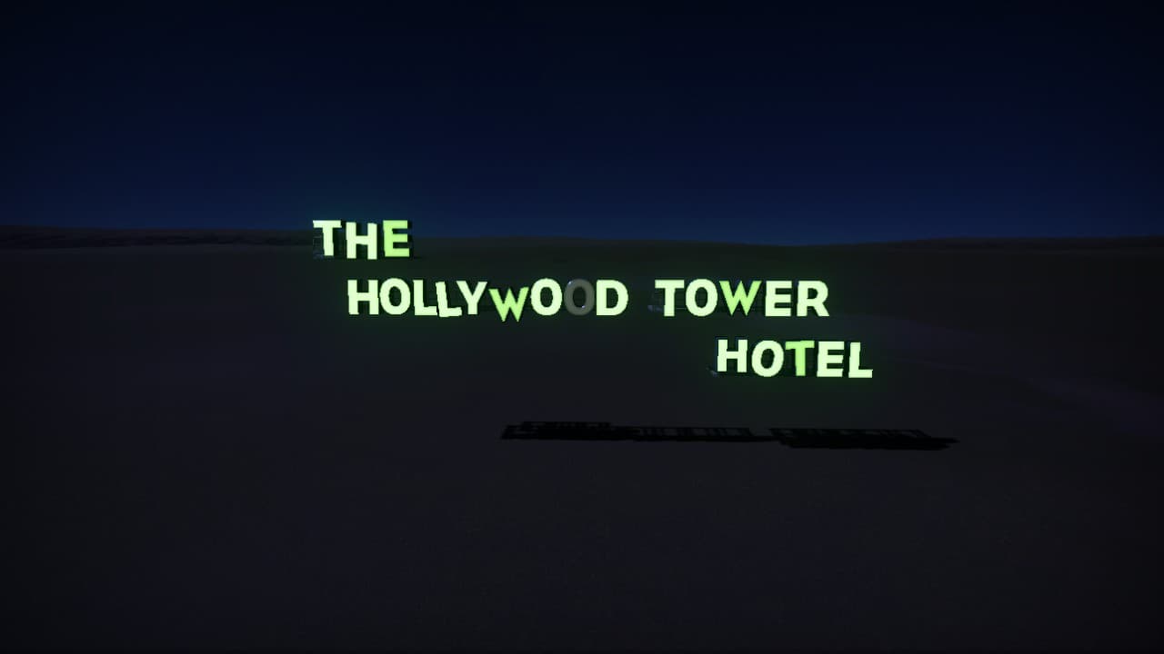 Hollywood Tower Hotel Sign — Planet Coaster Steam Workshop preview image