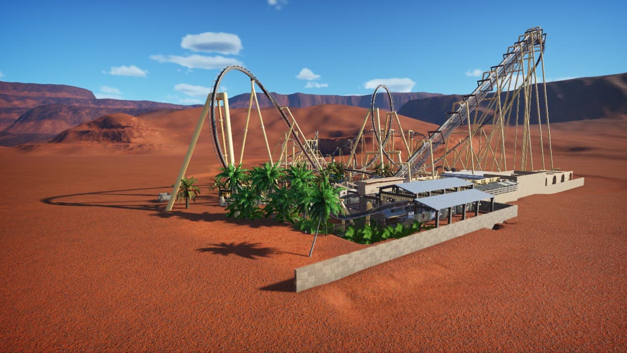 revenge of the mummy — Planet Coaster Workshop preview