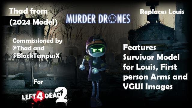 Thad (2024 Model) Replaces Louis — Left 4 Dead 2 Steam Workshop preview image