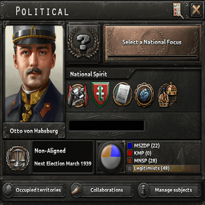 Otto von Habsburg's Military Portrait — Hearts of Iron IV Steam Workshop preview image